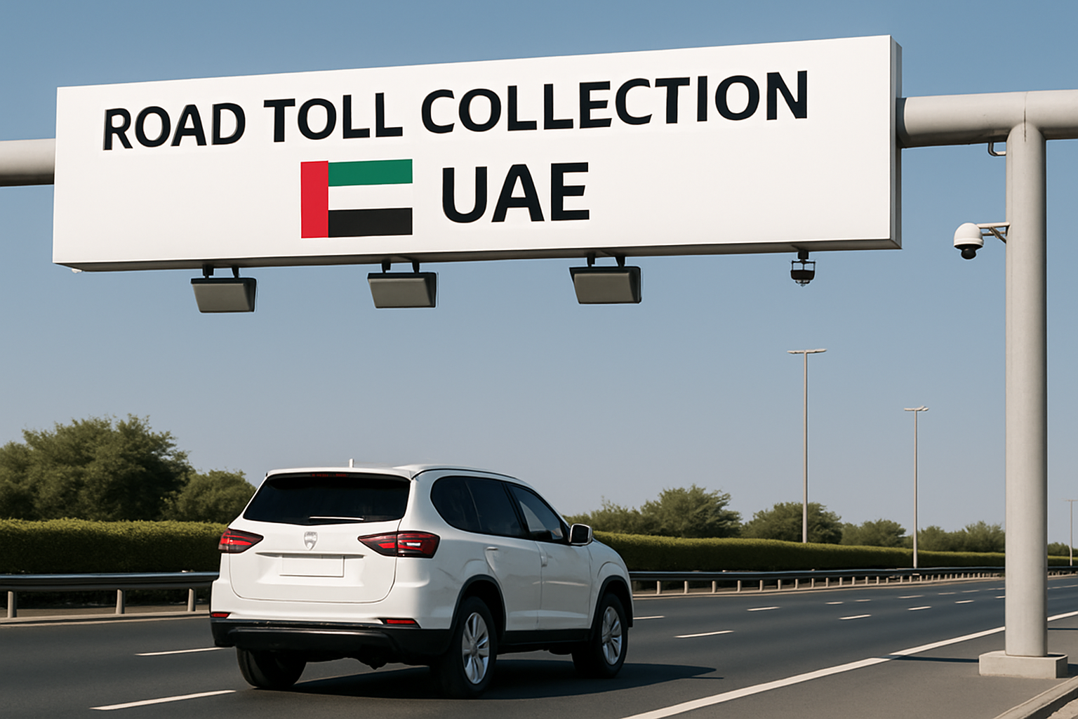 Efficient road toll collection in UAE