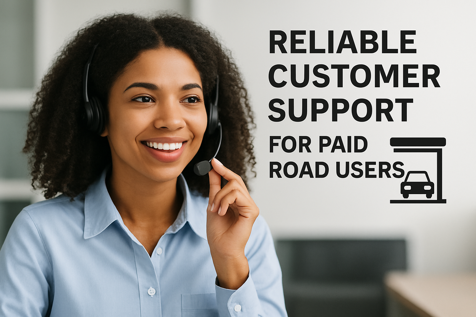 Reliable customer support for paid road users